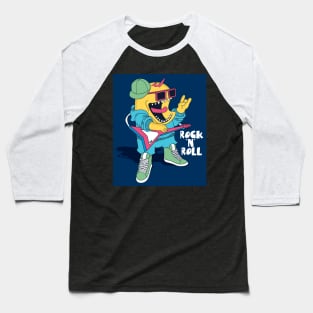 cool-monster-playing-guitar Baseball T-Shirt